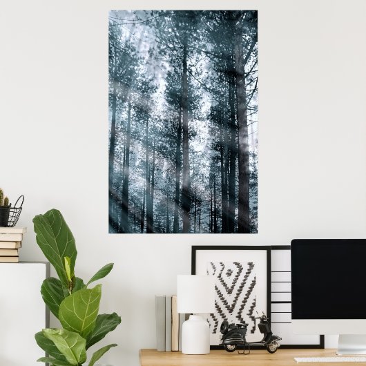 Ich rede mit den Bäumen... Poster (Heimbüro)