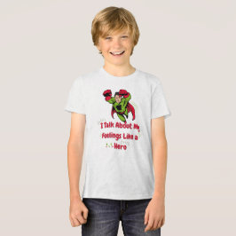 Ich rede über meine Gefühle wie ein Gesundheitshel Tri-Blend Shirt