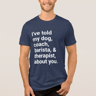 Ich rede von dir! Tri-Blend shirt