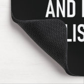 Ich rede zurück und höre nicht zu, lustig, Witze,  Mousepad (Ecke)