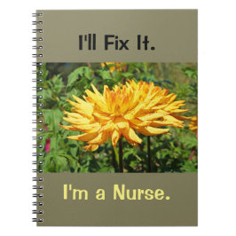 Ich regele es Notizbuch, das ich ein Notizblock