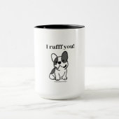 Ich reibe dir Mops Tasse (Zentrum)