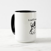Ich reibe dir Mops Tasse (Vorderseite Links)