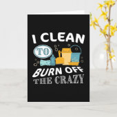 Ich reinige, um den Verrückten abzubrennen - Reini Karte (Gelbe Blume)