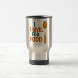 Ich reise für Lebensmittel - Vintages Spoon-Abente Reisebecher