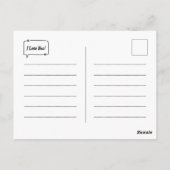 Ich Reise...Mit Meinen Büchern! Postkarte (Rückseite)