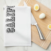 Ich reise nach Kalifornien Handtuch (Viertel Falte)