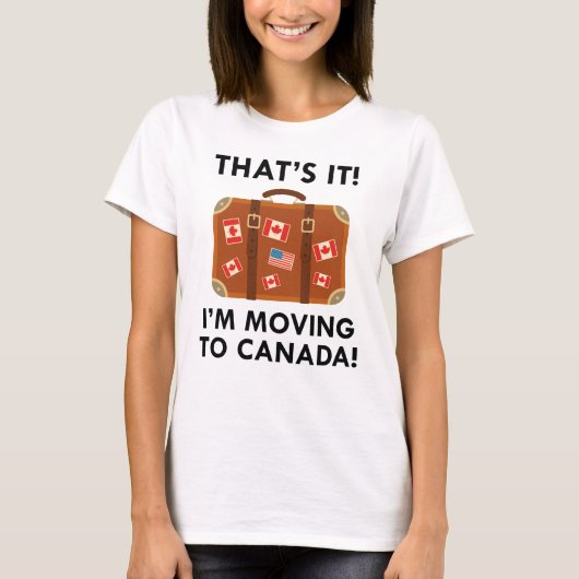 Ich reise nach Kanada T-Shirt (Vorderseite)