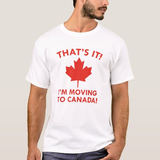 Ich reise nach Kanada T-Shirt (Vorderseite)