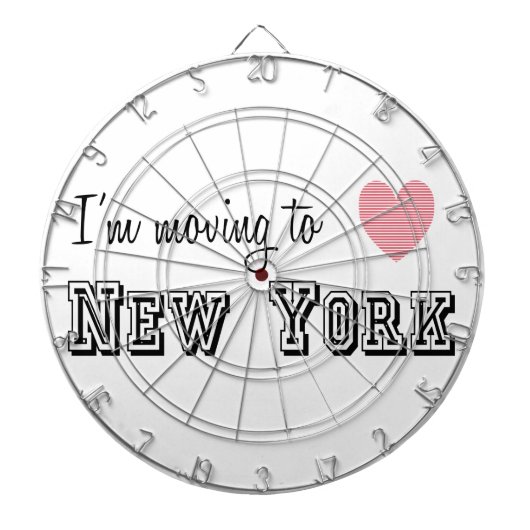 Ich reise nach New York Dartscheibe (vorne)