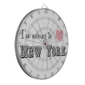 Ich reise nach New York Dartscheibe (Vorderseite Links)