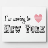 Ich reise nach New York Fotoplatte (Vorderseite)