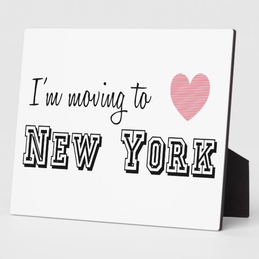 Ich reise nach New York Fotoplatte (Seite)