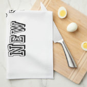 Ich reise nach New York Geschirrtuch (Viertel Falte)