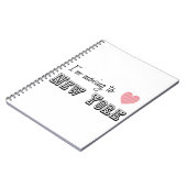 Ich reise nach New York Notizblock (Linke Seite)