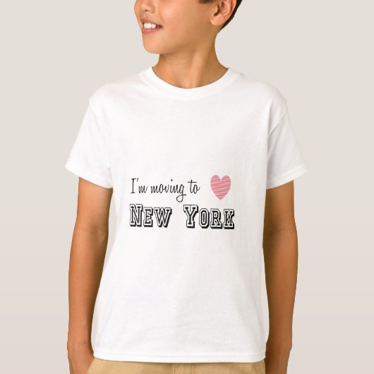 Ich reise nach New York T-Shirt (Vorderseite)