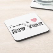 Ich reise nach New York Untersetzer (Linke Seite)