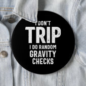 Ich reise nicht, ich mache zufällige Gravity-Karos Button (Beispiel)