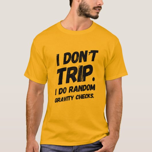 Ich reise nicht T-Shirt (Vorderseite)