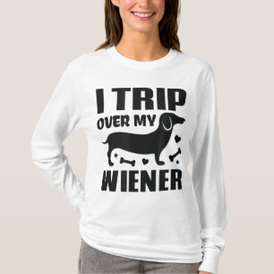 Ich reise über meine Dackel bester Freund Dog Love T-Shirt