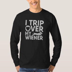 Ich reise über meine Dackel Dackel gibt Dackel Dog T-Shirt