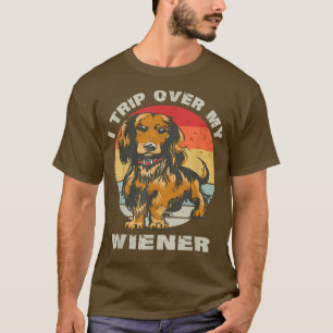 Ich reise über meine Dackel Niedliche Dackel Hund  T-Shirt