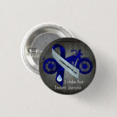 Ich reite für Team Janyia Button (Vorne & Hinten)