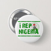 Ich reite Nigeria Button (Vorne & Hinten)