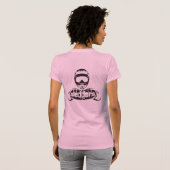 "Ich reite stark" Sledders.com-T - Shirt der (Schwarz voll)