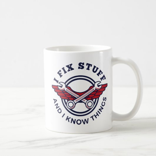 Ich repariere die witzige Mechanik Kaffeetasse (Rechts)