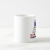 Ich repariere nicht Ihren Computer Kaffeetasse (Mittel)
