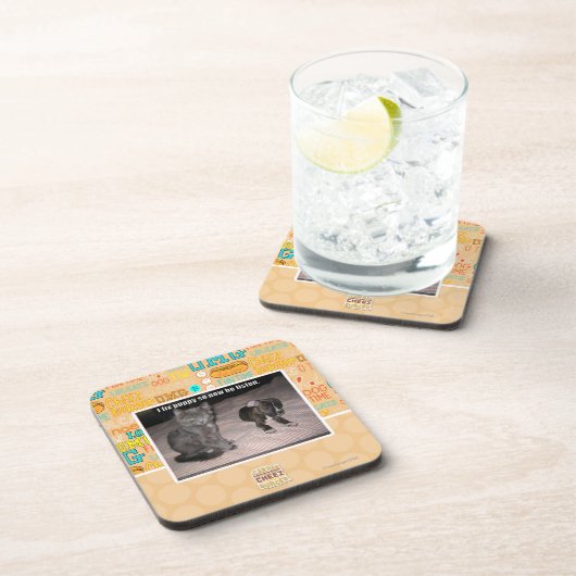 Ich repariere Welpen Getränkeuntersetzer (Rechte Seite)