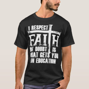Ich respektiere den Glauben, christliches Gebet, G T-Shirt