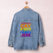 Ich respektiere die Rechte von Homosexuellen, weil Jeansjacke (Hangar)