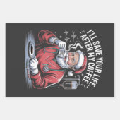 Ich Rett dein Leben nach meinem Kaffeehaus Geschenkpapier Set (Vorderseite)