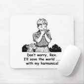 Ich rette die Welt… mit meiner Harmonika! Mousepad (Mit Mouse)