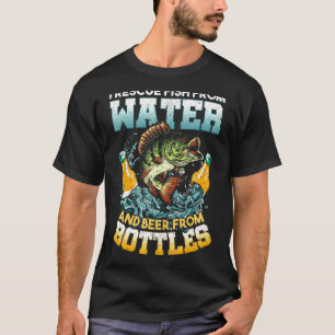 Ich rette Fische aus Wasser und Bier aus Flaschen T-Shirt