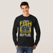 Ich rette Fische von Wasserbier von Flaschengängen T-Shirt (Vorne ganz)