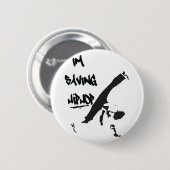 Ich rette Hiphop Button (Vorne & Hinten)