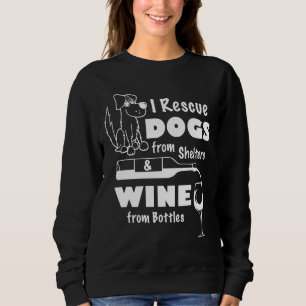 Ich rette Hunde aus den Unterkünften und lagere We Sweatshirt