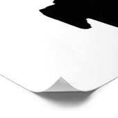 Ich rette Hunde vor Obstbäumen und Wein aus Flasch Poster (Ecke)