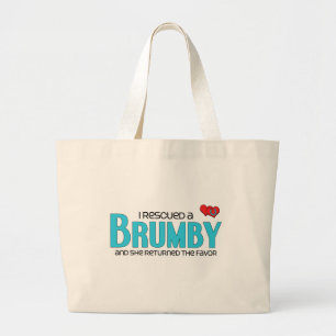 Ich rettete ein Brumby (weibliches Pferd) Jumbo Stoffbeutel