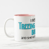 Ich rettete ein Treeing Brindle Tennessee Zweifarbige Tasse (Links)