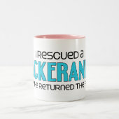 Ich rettete eine Cockeranian (weibliche) Zweifarbige Tasse (Mittel)