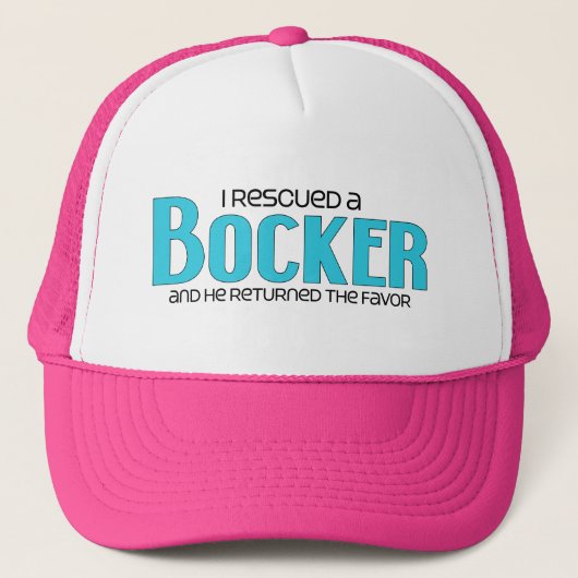 Ich rettete einen Bocker (Mann) Truckerkappe (Vorderseite)