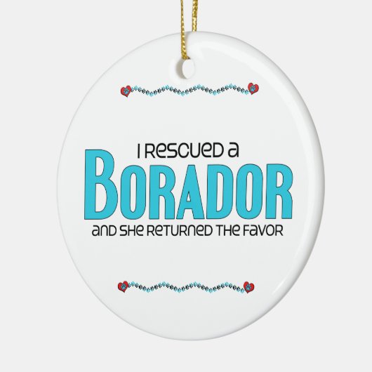 Ich rettete einen Borador (weiblichen) Keramik Ornament (Links)