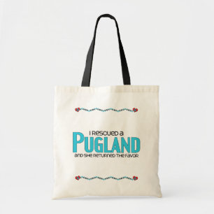 Ich rettete einen Pugland (weiblichen) Tragetasche