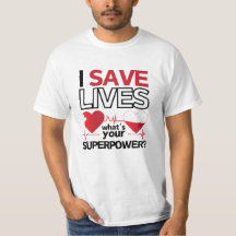 Ich Rettete Lives T - Shirt - Healthcare Hero Gift
