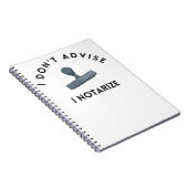 Ich richte mir keine Notarisierung an Notizblock (Rechte Seite)