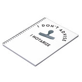 Ich richte mir keine Notarisierung an Notizblock (Linke Seite)